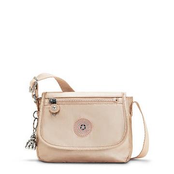 Torby Mini Kipling Sabian Metallic Crossbody Złote | PL 1866RV